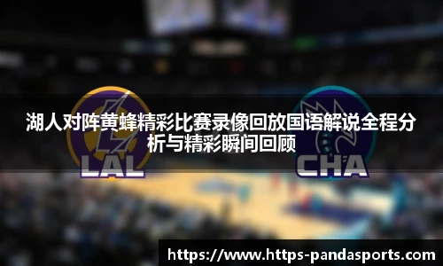 湖人对阵黄蜂精彩比赛录像回放国语解说全程分析与精彩瞬间回顾